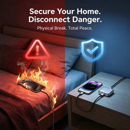 Smart Auto-Stop Charging Device for Mobile Smartphones & Handheld Devices