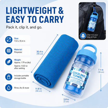 🏃❄️Reusable Soft Absorbent Cooling Towel