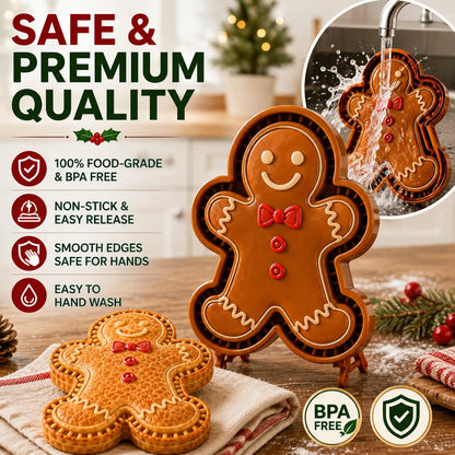 🍪Christmas Baking Moulds – 9 Festive Designs 🎄