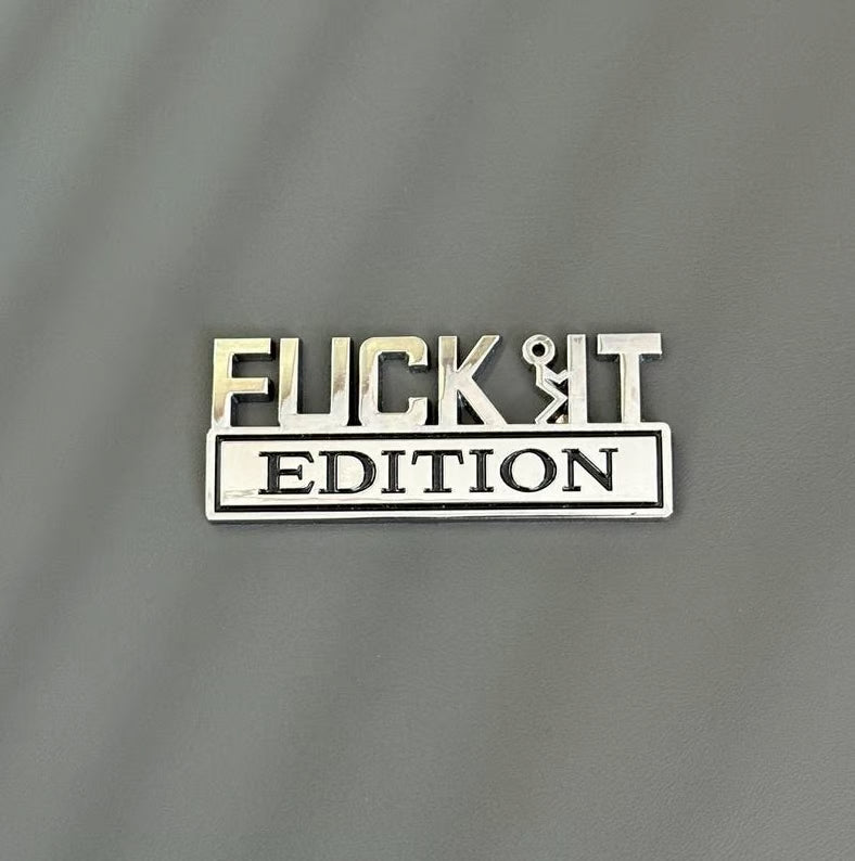 FVUK IT Edition Emblem | Car Decal Sticker