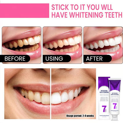 New 7-Pro Intensive Toothpaste | Upgraded Purple Formula with 7 Probiotics | Deep Enamel Repair & Long-Lasting Freshness