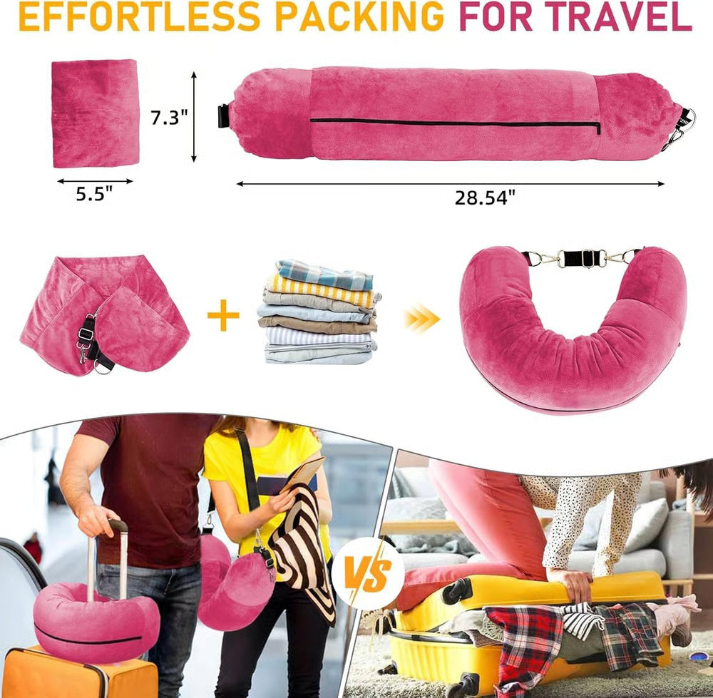 Stuffable Travel Neck Pillow