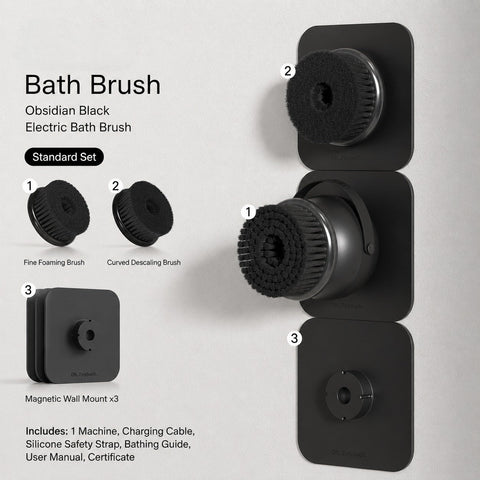 Glide & Scrub Automatic Rotating Shower Body Scrubber