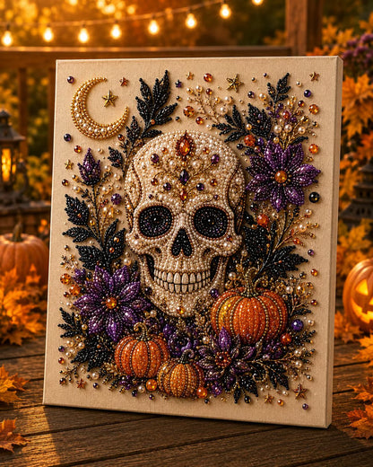 💥 👻✨ Halloween Pearl Art DIY Kit – Turn Tiny Pearls into Spooky-Cute Magic