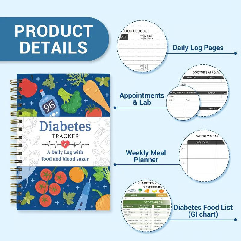 📘✨Special for Diabetes - Diabetes Tracker Book
