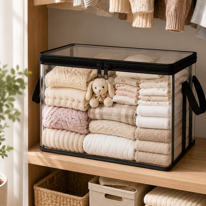 StoreNest™ Clear Storage Organizer Bin - PACK OF 2