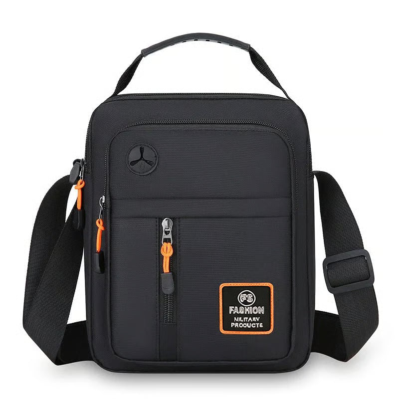 Men’s Oxford Crossbody Sling Bag – Water-Resistant, Multi-Pocket Daily Bag