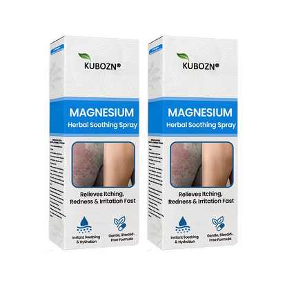 KUBOZN® Magnesium Herbal Spray – Fast Relief for Psoriasis & Eczema | No-Rub, Steroid-Free (IMPORTED)