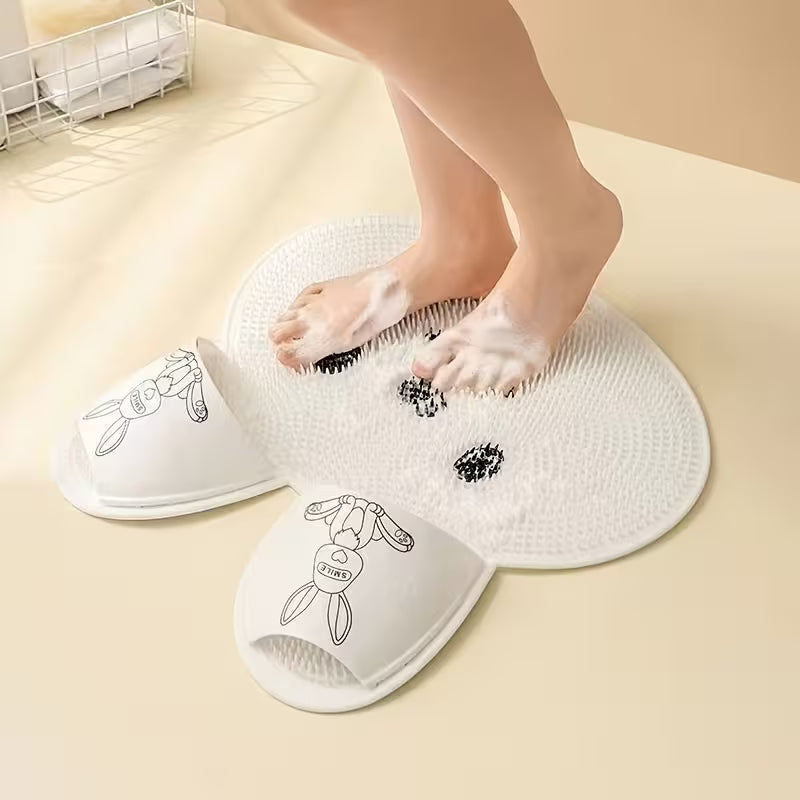 Flex scrub shower pad