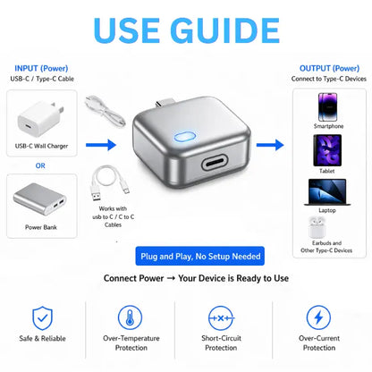 Smart Auto-Stop Charging Device for Mobile Smartphones & Handheld Devices