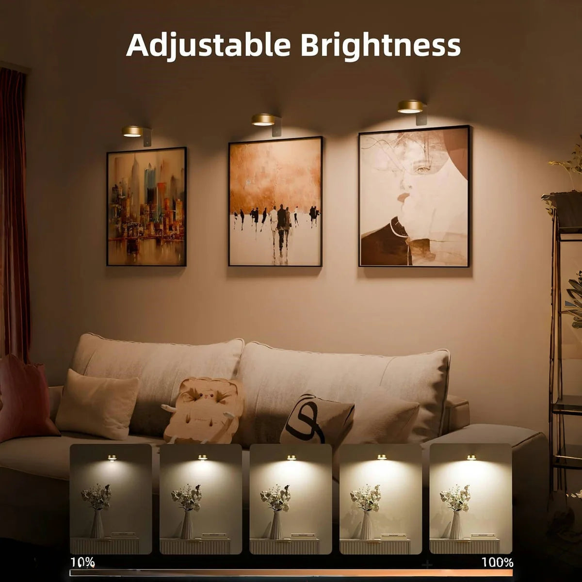 🎁Picture Lights For Wall With 3 Color Temps