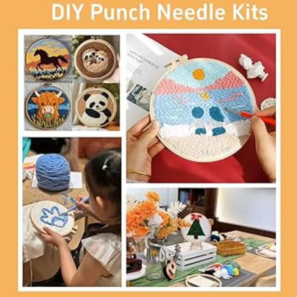 Beginner Punch Needle Kit for Kids & Teens