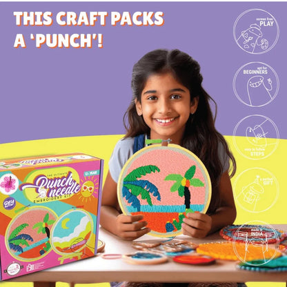Beginner Punch Needle Kit for Kids & Teens