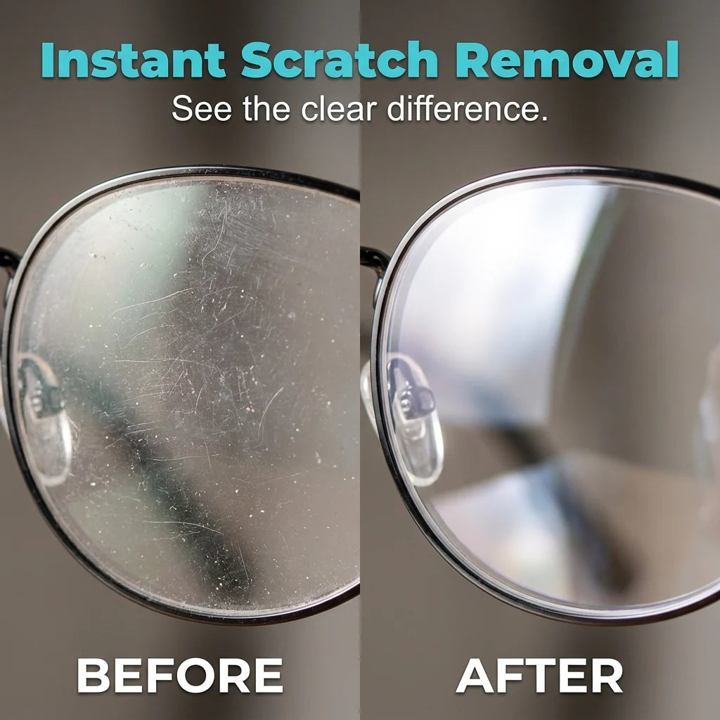 PACK OF 2 - Lens Scratch Repair Spray 👓✨ – Micro-Scratch Remover, Streak-Free, Safe on Coatings
