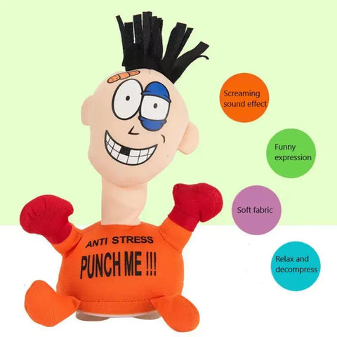 Funny Anti-Stress Punch Me Screamo Toy
