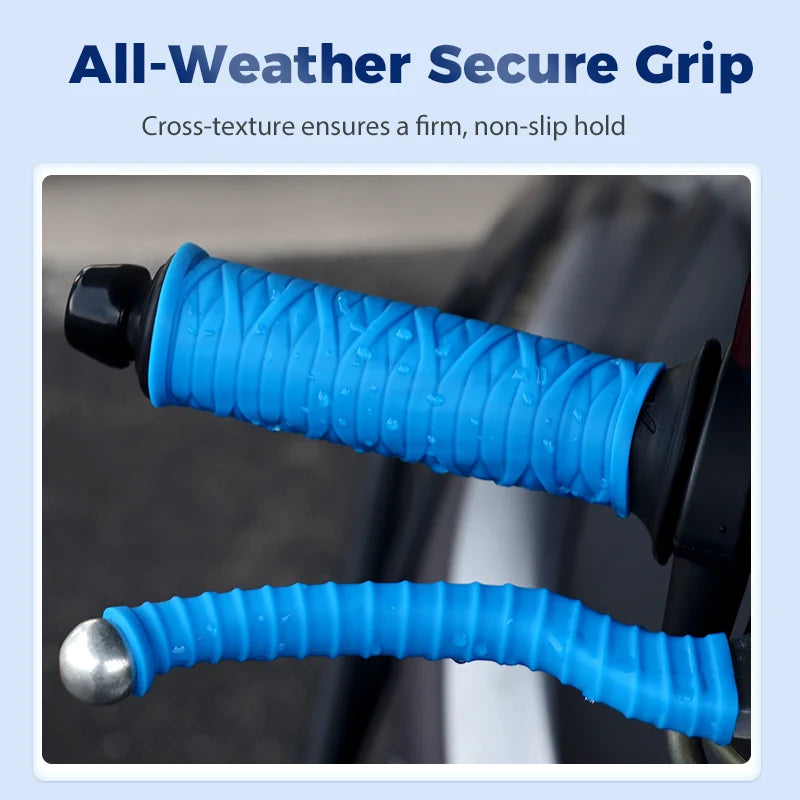 Universal Silicone Handlebar & Brake Lever Grip Covers