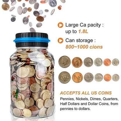 Digital Coin Counting Money Box – Automatic LCD