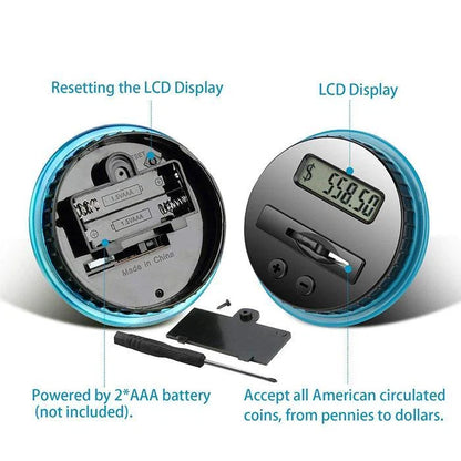 Digital Coin Counting Money Box – Automatic LCD