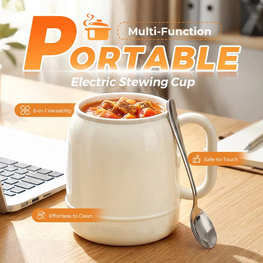 🍲Multi-Function Portable Electric Stewing Cup✨