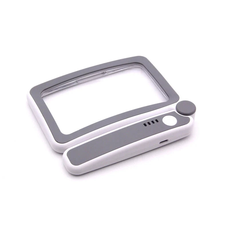 Foldable, Handheld Reading Magnifier with Illumination 🔍💡📖✨