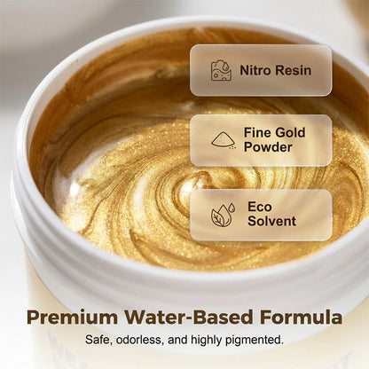 Weather Resistant Water-Based Gold Paint - 400ml