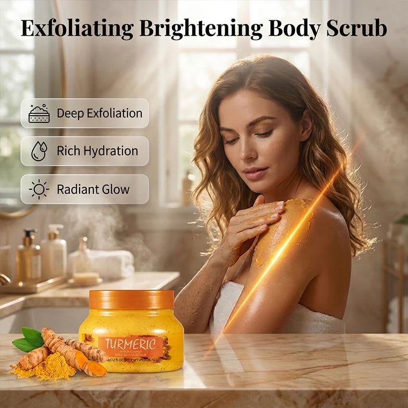 (Pack Of 2) Exfoliating Turmeric Body Scrub