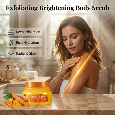 (Pack Of 2) Exfoliating Turmeric Body Scrub