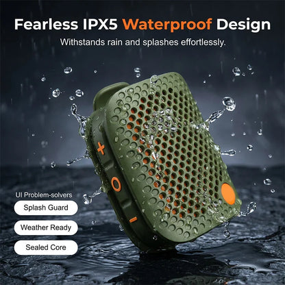 Portable Bluetooth Speaker with TWS Stereo IPX5 Waterproof Mini Wireless Speaker