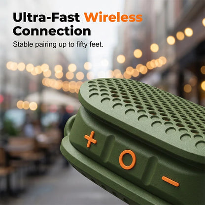 Portable Bluetooth Speaker with TWS Stereo IPX5 Waterproof Mini Wireless Speaker