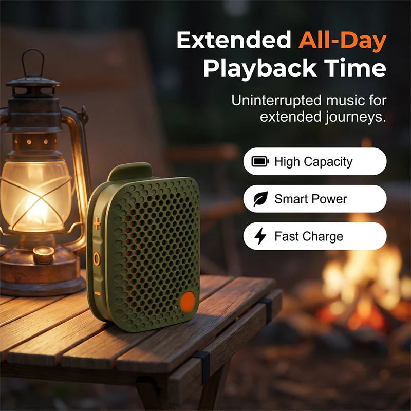 Portable Bluetooth Speaker with TWS Stereo IPX5 Waterproof Mini Wireless Speaker