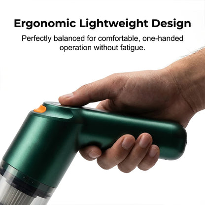 Cordless Car Vacuum – 10000Pa Suction & 4000mAh Battery 🚗