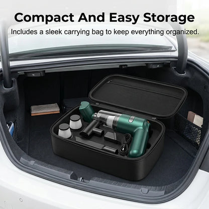 Cordless Car Vacuum – 10000Pa Suction & 4000mAh Battery 🚗