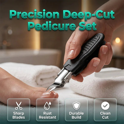 ✂️Professional 3-in-1 Pedicure Clipper Set – Precision Stainless Steel Nail Tool ✨