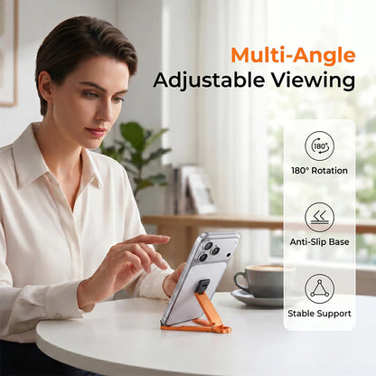 📱Mini Aluminum Phone Stand Keychain Foldable Desktop Holder – Small Gadget, Big Convenience✨