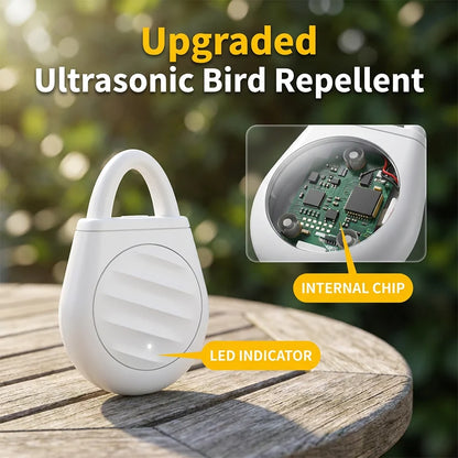 Goodbye Bites & Buzzing – Portable Ultrasonic Bird Repellent Keychain🌿