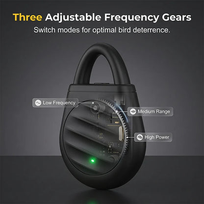 Goodbye Bites & Buzzing – Portable Ultrasonic Bird Repellent Keychain🌿