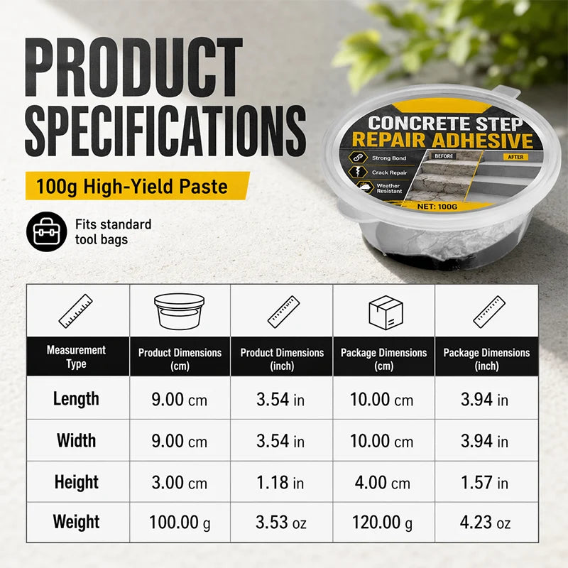 🔥2026 HOT SALE🛠️ Concrete Step Repair Adhesive