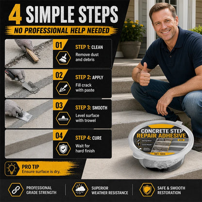 🔥2026 HOT SALE🛠️ Concrete Step Repair Adhesive