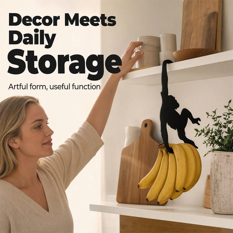 Monkey-shaped Banana Hook