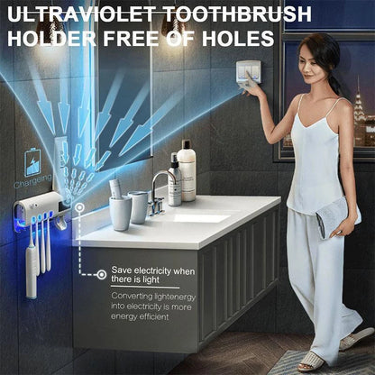 ✨3-in-1 Smart UV Sanitising Toothbrush Holder