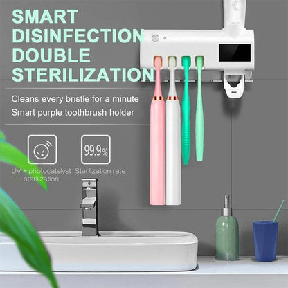 ✨3-in-1 Smart UV Sanitising Toothbrush Holder