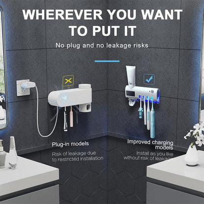 ✨3-in-1 Smart UV Sanitising Toothbrush Holder