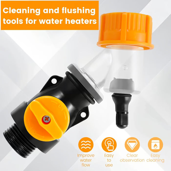 Water Heater Cleaning and Flushing Enhancer – Patented Sediment & Pressure Booster
